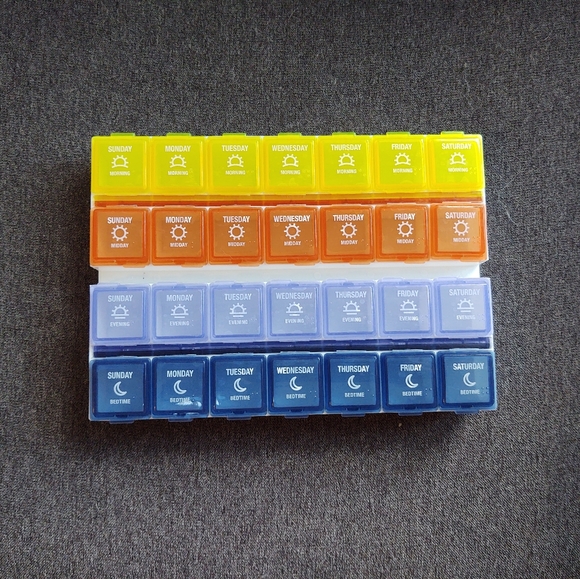 Cvs Storage Organization Pill Organizer 4 Times Per Day Poshmark